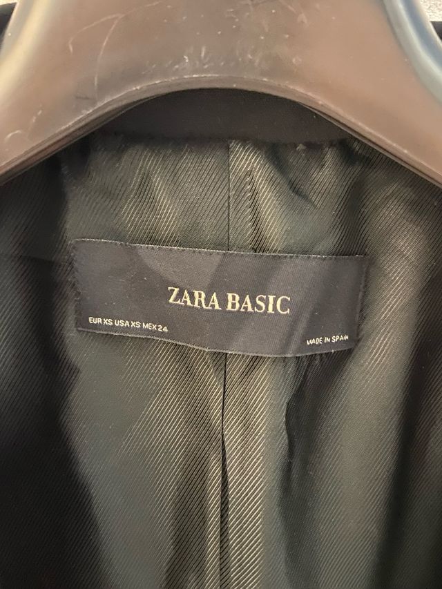 Blazer Zara Basic bianco&nero