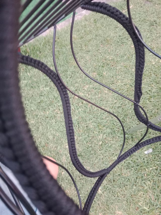 Cesto metálico negro multiuso