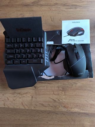 Teclado y ratón RedThunder gaming RGB