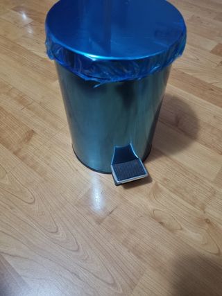 Cubo Relaxdays - Pedal Acero Inoxidable