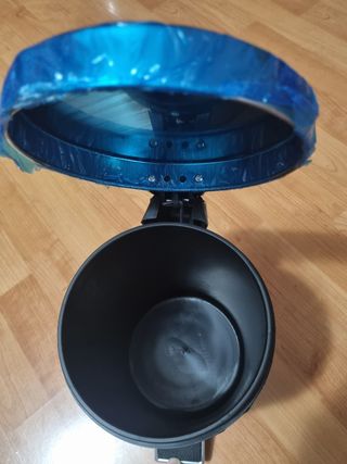 Cubo Relaxdays - Pedal Acero Inoxidable