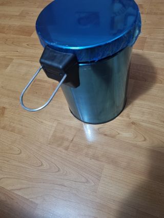 Cubo Relaxdays - Pedal Acero Inoxidable