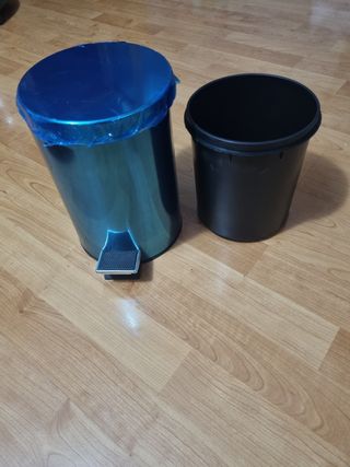 Cubo Relaxdays - Pedal Acero Inoxidable