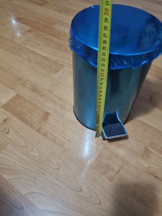 Cubo Relaxdays - Pedal Acero Inoxidable