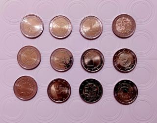12 Monedas 2€ Eslovenia