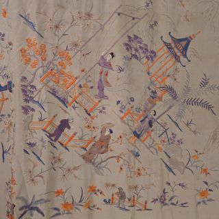 Manton de Manila antiguo cantones