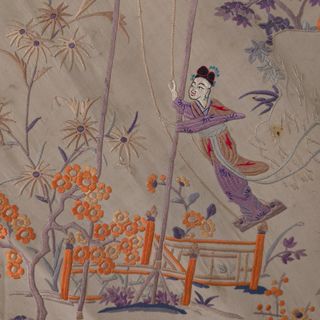 Manton de Manila antiguo cantones