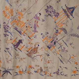 Manton de Manila antiguo cantones