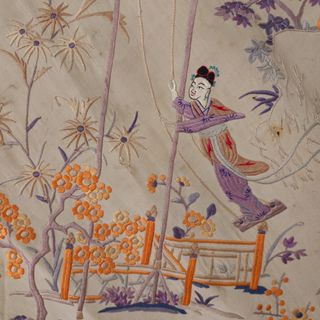 Manton de Manila antiguo cantones