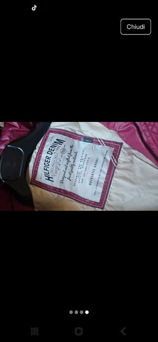 Piumino Tommy Hilfiger taglia XS