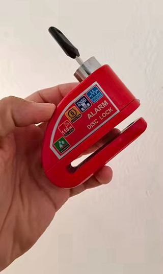 Candado Disco Freno Alarma 110db - moto ciclomotor