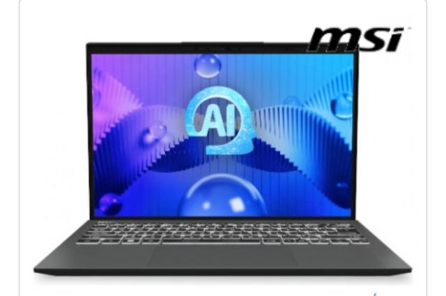 Portátil MSI 13" Windows 11 a estrenar
