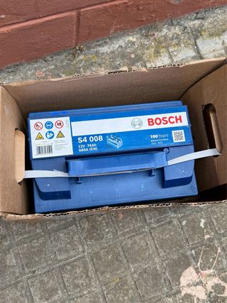 Batería Bosch S4008 74Ah NUEVA