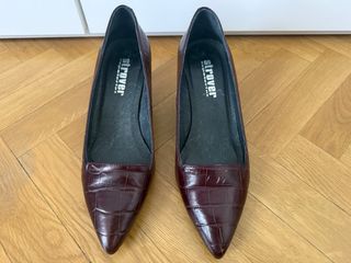 Tacones Strover granate tacón