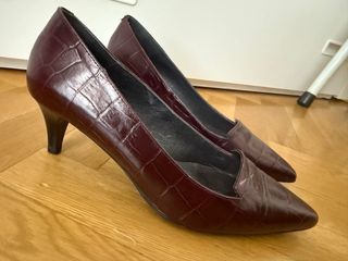 Tacones Strover granate tacón