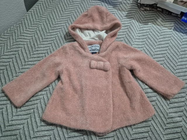Abrigo bebé niña 12 meses rosa
