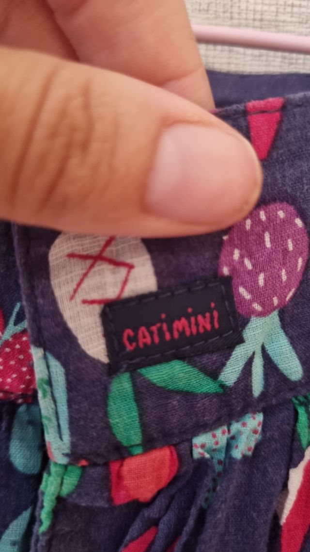 Vestido marca Catimini talla 3 años, de tirantes, 