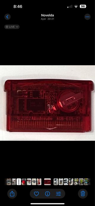 Game Boy Advance - Pokemon Rubí