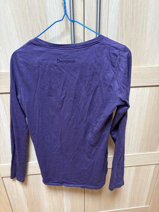 Camiseta Desigual morada - Talla M