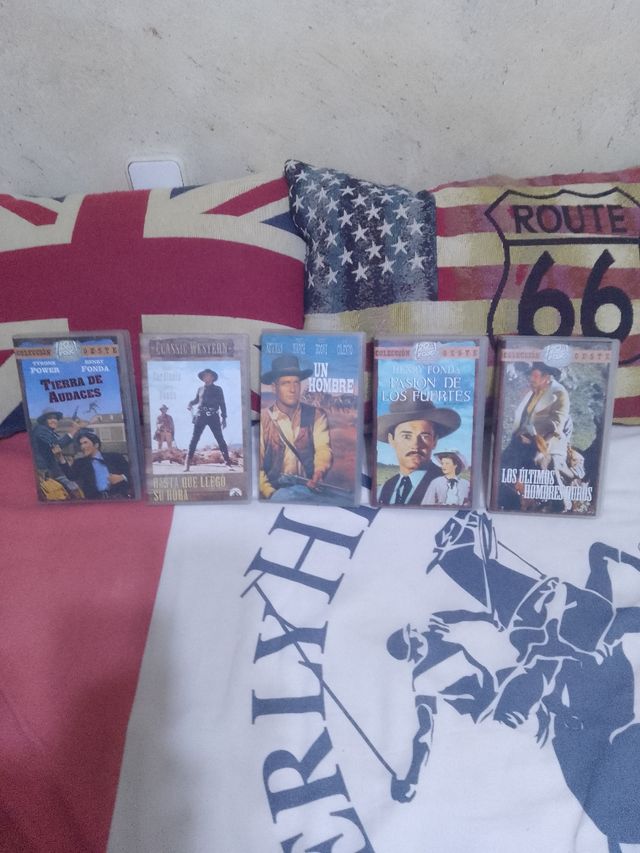 Lote de 29 películas VHS-Grandes Westerns Clásicos
