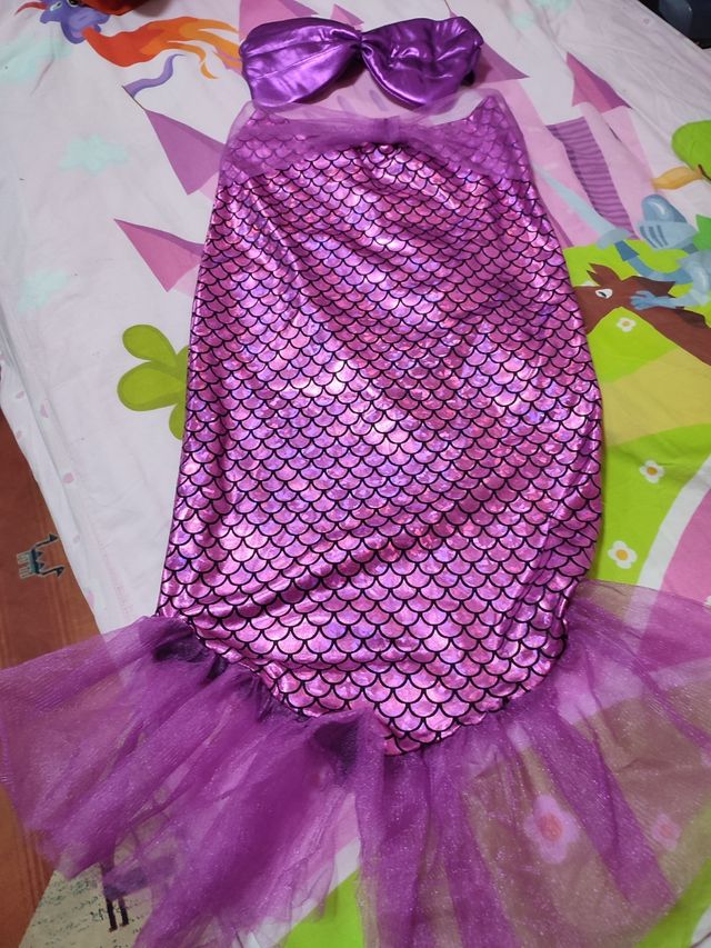 Disfraz Sirenita Niña 6-9 años nuevo