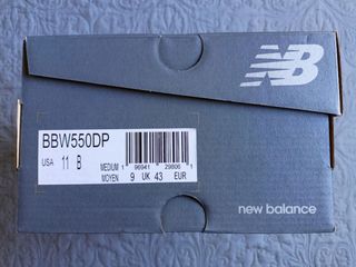 Zapatillas New Balance 550 talla 43 crudo/granate