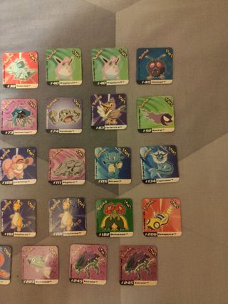 Staks Pokémon 2002 - 30 chapas