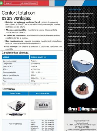 Aire Acondicionado Dirna SlimFIT Climatizador