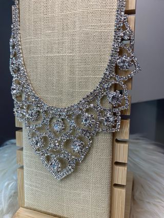 Collar Brillantes Plata