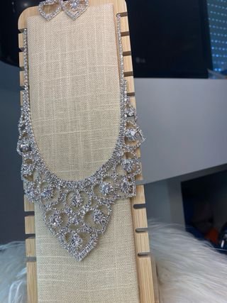 Collar Brillantes Plata