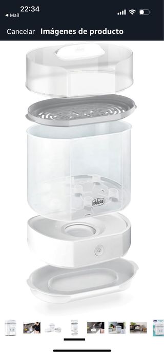 Esterilizador vapor Chicco