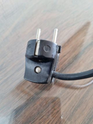 Lámpara flexo sobremesa vintage gris plata.