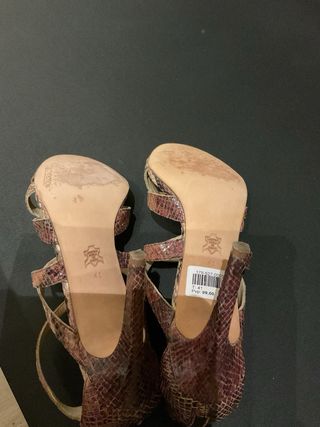 Sandalias tacón Gloria Ortiz T41