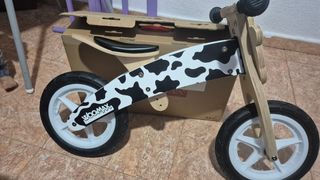 Bicicleta de Madera Sin Pedales Woomax