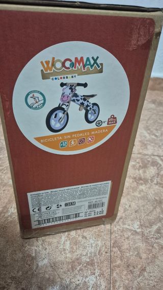Bicicleta de Madera Sin Pedales Woomax