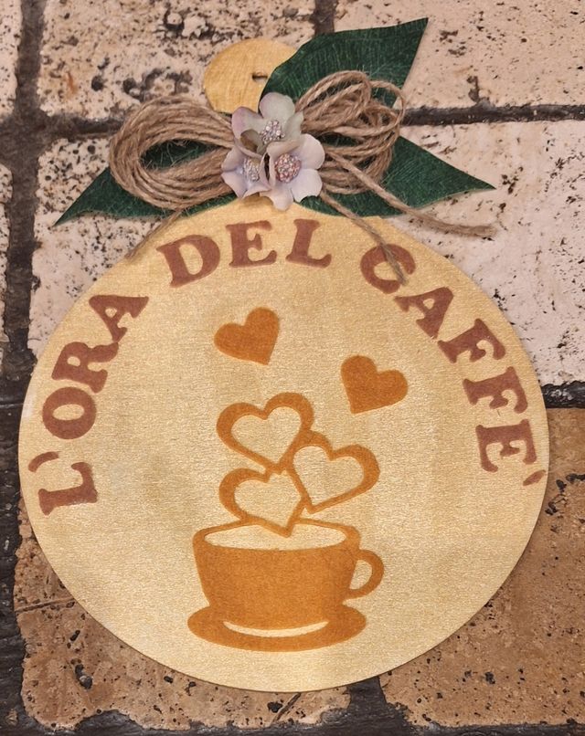 Targhetta " Buongiorno "