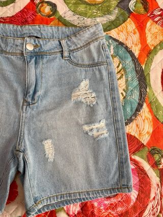 Shorts jeans Tezenis blu usati