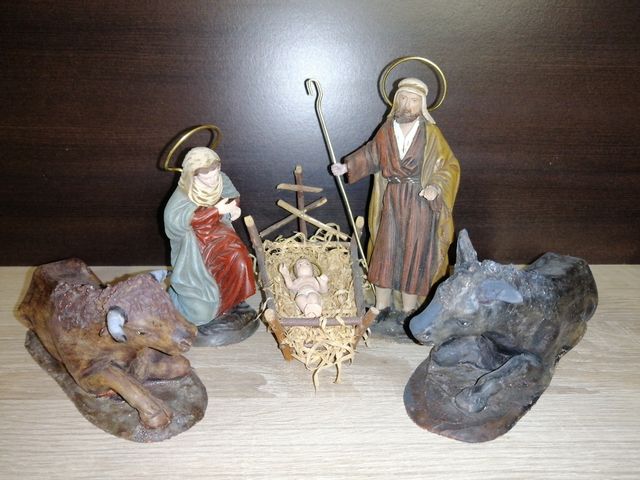 Belén antiguo Ortigas - 5 figuras