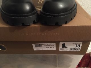 Botas ALPE negras mujer mumero 38