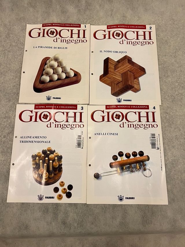 Giochi d'Ingegno in legno RBA Fabbri