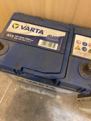 Bateria gastada Varta