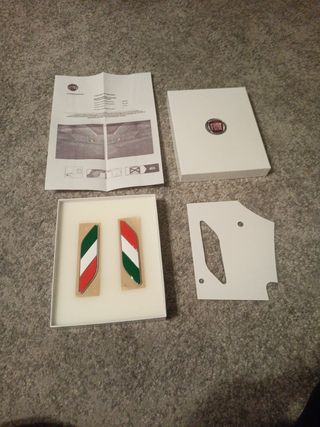 Embellecedores Bandera Italia Fiat 500