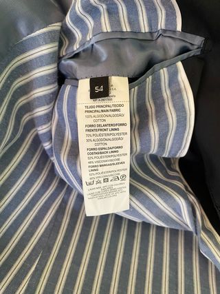 Americana Fórmula Joven azul