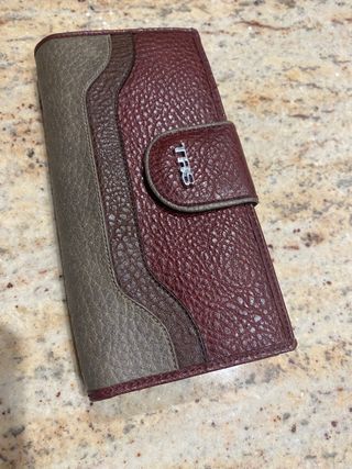 Cartera mujer piel