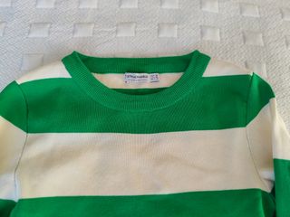 Jersey rayas verdes Stradivarius - Talla XS