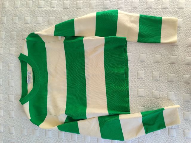Jersey rayas verdes Stradivarius - Talla XS