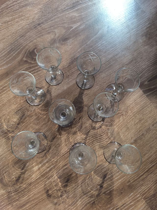 Copas cristal pequeñas