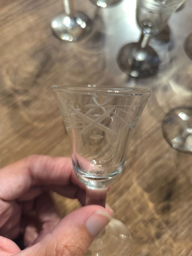 Copas cristal pequeñas