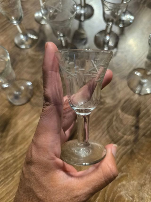 Copas cristal pequeñas