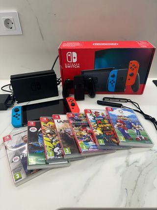 Nintendo Switch - Azul/Rojo